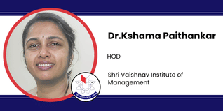 Shri Vaishnav Institute of Management, HOD: Dr.Kshama Paithankar Interview